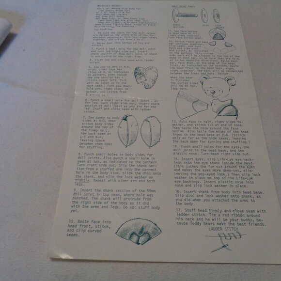 KAWAII CUTE VINTAGE BEAR PATTERNS & RUFFLES FLORAL PILLOW SHAMS LOT - Picture 4 of 10